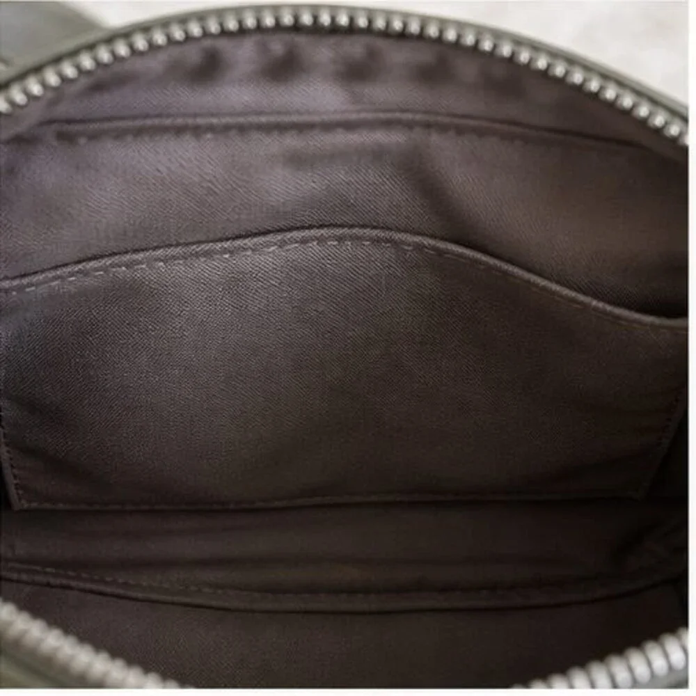 Cream Suede Crossbody Bag